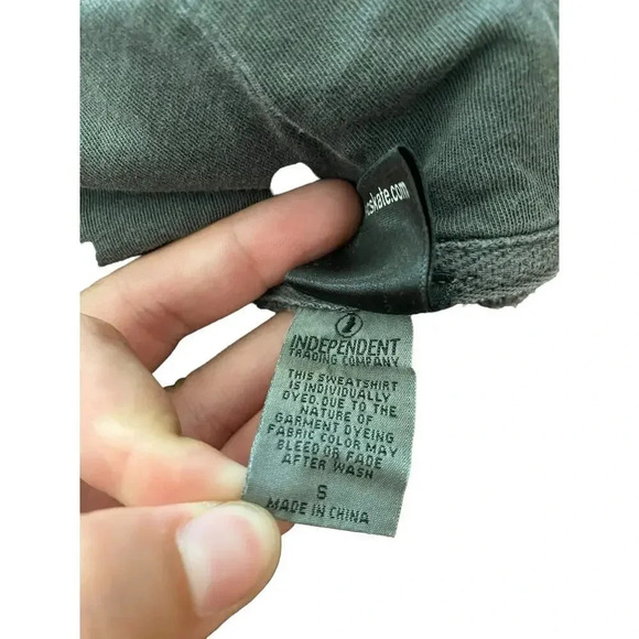 Santa Cruz Skateboards Brown Long Sleeve Drawstring Activewear Hoodies small - Picture 4 of 6